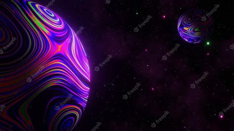 Premium Photo Virtual Reality Space With Abstract Multicolor