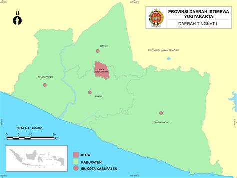 Peta Provinsi Daerah Istimewa Yogyakarta Indospasial