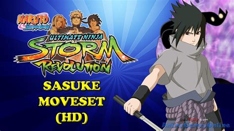 Naruto Storm Revolution Sasuke Moveset Hd Youtube