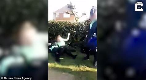 Shocking Moment Bully Pins Schoolgirl 12 To The Ground In A Vicious