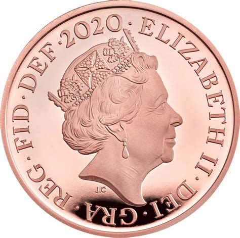 2 Pence Elizabeth Ii 5th Portrait Royal Shield United Kingdom