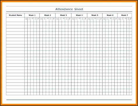 Daycare Sign In Sheet Template Doctemplates