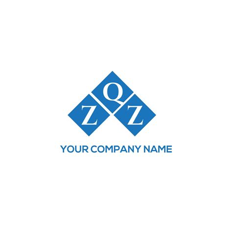 Zqz Letter Logo Design On White Background Zqz Creative Initials