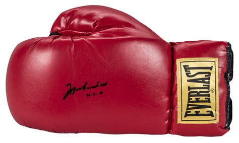 Lot Detail Muhammad Ali Autographed Red Everlast Boxing Glove Jsa