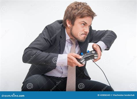 Man And Gaming Stock Image Image Of People Flipchart 42806543
