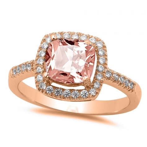 101 results for pink diamond engagement ring rose gold. Vintage Halo Solitaire Accent Wedding Engagement Ring Rose ...