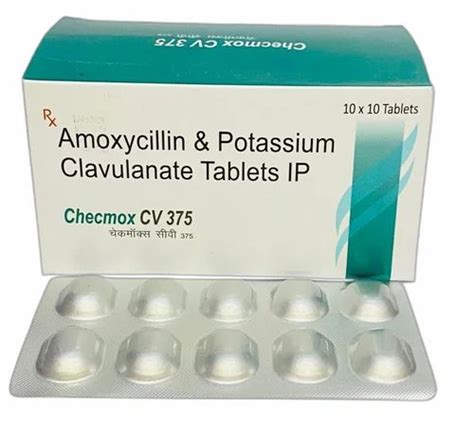375 Mg Amoxicillin And Potassium Clavulanate Tablets Ip Manufacturer Uninor Biotech At Rs 2200