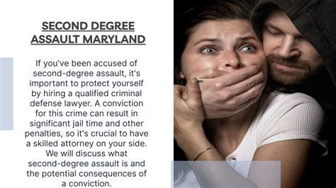 Ppt Second Degree Assault Maryland Powerpoint Presentation Free