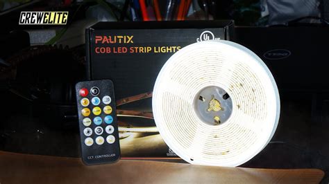 PAUTIX Dimmable 2700K 6500K Warm Cool COB LED Strip Lights Best