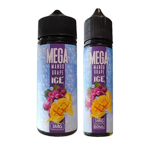 Mega Mango Grape Ice Grand E Liquids 60ml 120ml Vape Bazaar