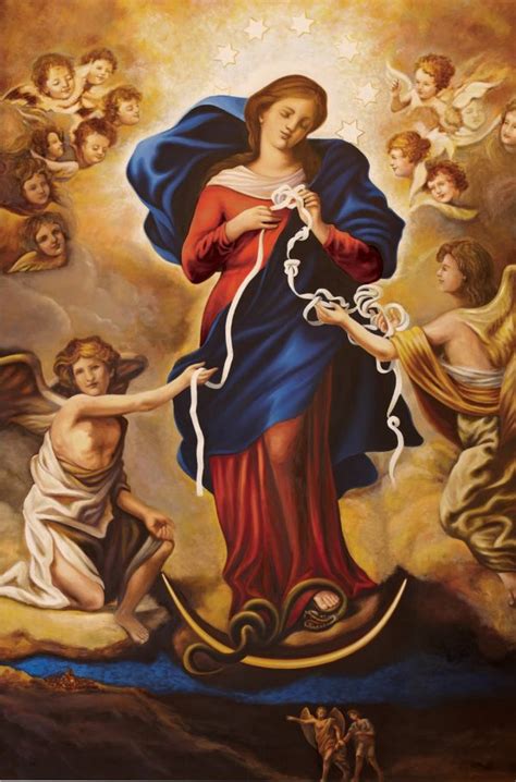 Oracion A Nuestra Señora Desatanudos Magia Angelica