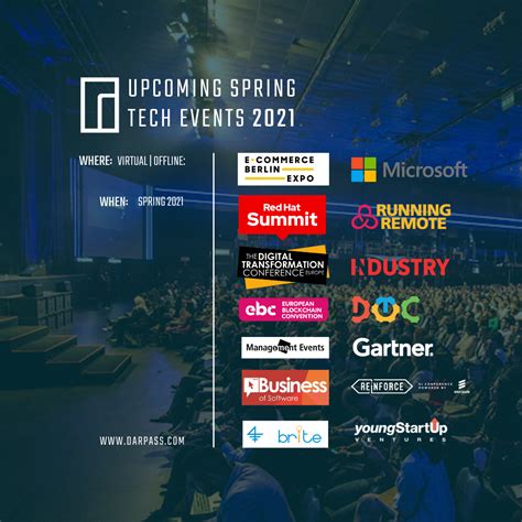 14 Tech Events And International Conferences For Spring 2021