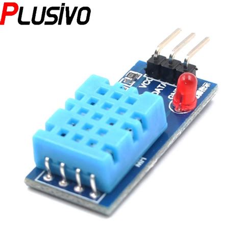 Dht11 Temperature Sensor Module With Led Plusivo