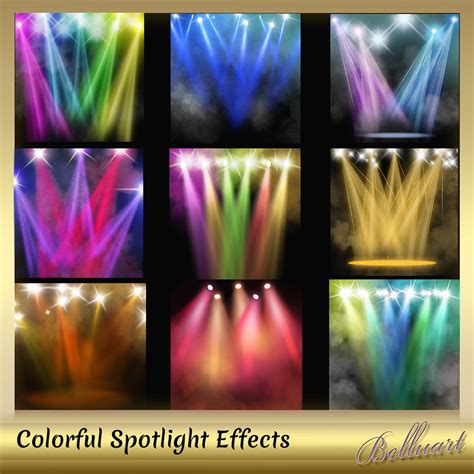 20 Colorful Stage Lighting Overlays Colorful Spotlight Etsy Uk