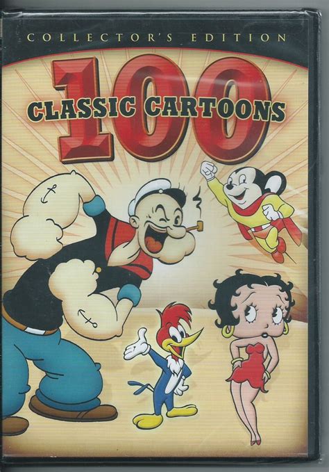 100 Classic Cartoons Collectors Edition Dvd 2010 2 Disc Set