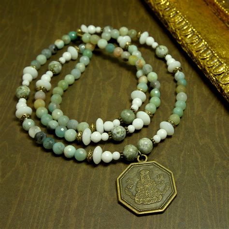 Mayan Rose Shop - Buddha Healing #Gemstone Necklace with # ...