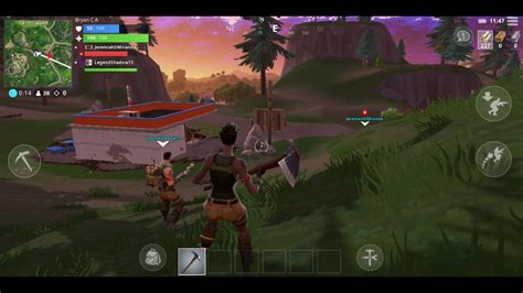 Fortnite Android Gameplay Youtube