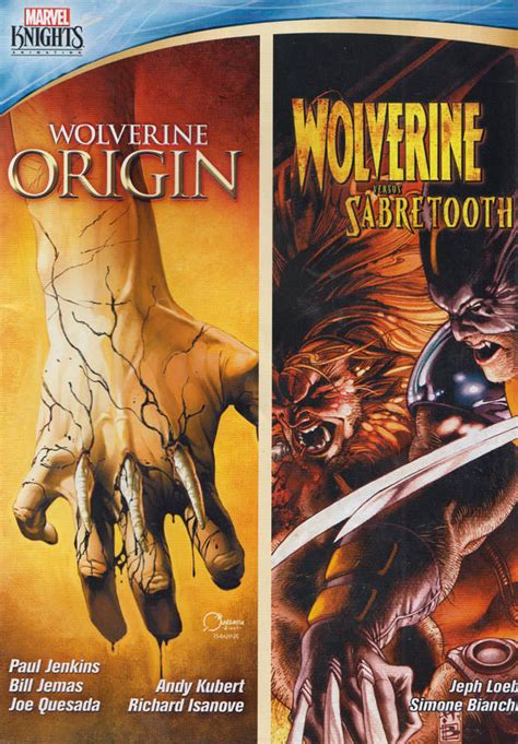 Wolverine Origin Wolverine Versus Sabretooth Marvel Knights On Dvd