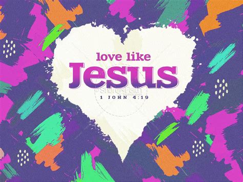 Love Like Jesus Church Powerpoint Clover Media