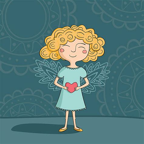 Girl With Angel Wings Illustrations Royalty Free Vector Graphics