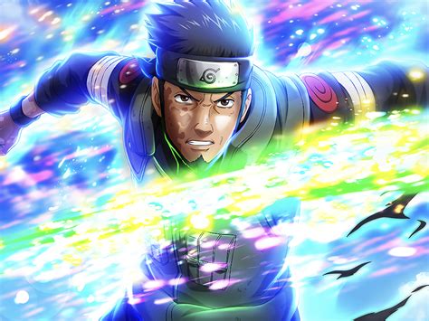 Asuma Green Chakra Slash Card Naruto X Boruto Ninja Voltage