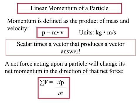 Ppt Linear Momentum Of A Particle Powerpoint Presentation Free