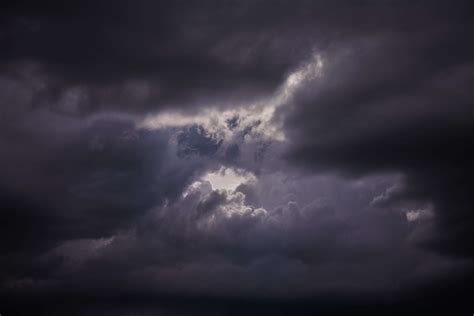 Amber Avalona Clouds Cloudscape Dark Desktop Background Dramatic