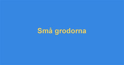 Små grodorna text & english translation. Små grodorna - Text - Lyrics
