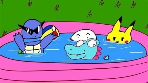 Pokemon Pool Party 💧 Parody Animation Youtube