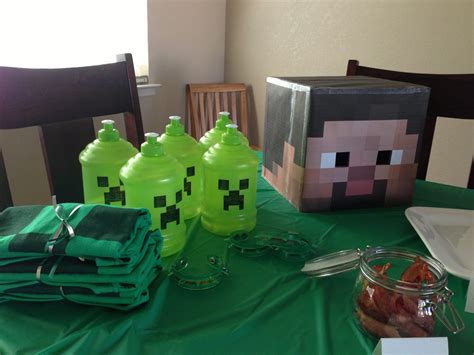 Three Boys Are We Minecraft Birthday Party