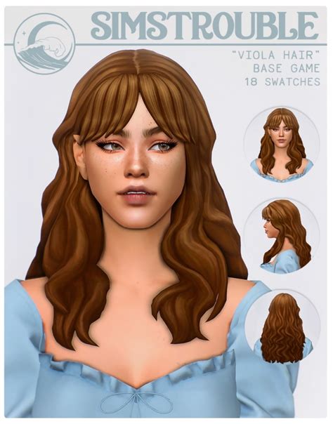 Viola Hair At Simstrouble Sims 4 Updates