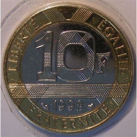 France 10 Francs 1998 Spl Km 9641 Génie De La Bastille Monnaies