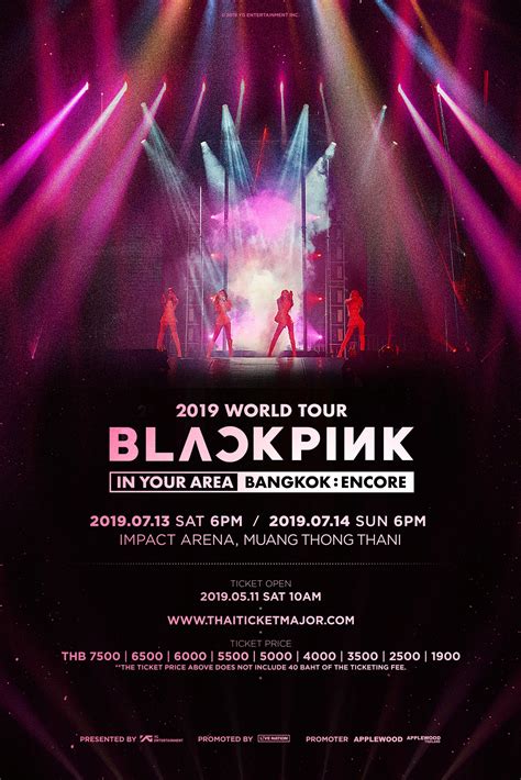 Blackpink Announces Encore Tour In Bangkok On July 13 14 2019