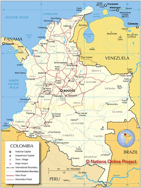 Carte De La Colombie Plusieurs Cartes Du Pays Damérique Du Sud