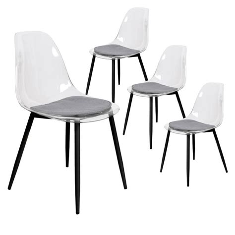 4 Pieds 4 Chaises Bordeaux  Ansle Chaise