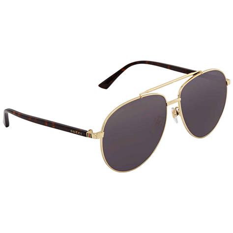 gucci blue aviator sunglasses gg0043sa 002 61