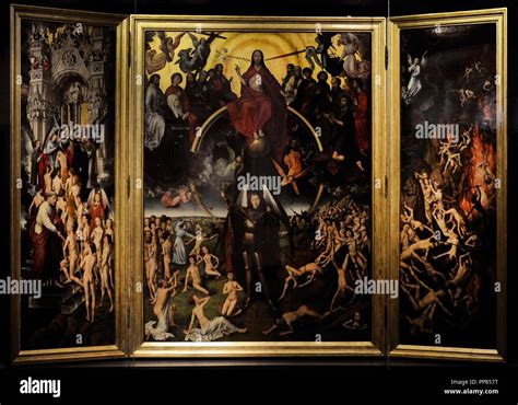 Hans Memling 1430 1494 German Painter The Last Judgment 1467 1471 Triptych National