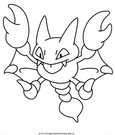 Disegno Pokemon Gligar Personaggio Cartone Animato Da Colorare