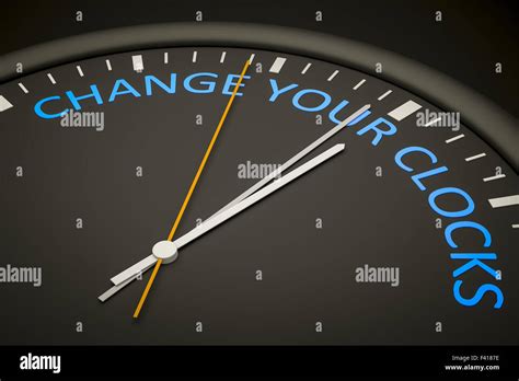 Change The Clocks High Resolution Stock Photography And Images Alamy