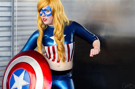 Fem Captain Americaamerican Dream Cosplay