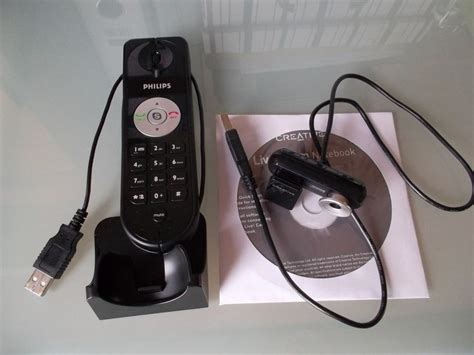 Novo Philips Voip 0801b10 Internet Skype Telefon