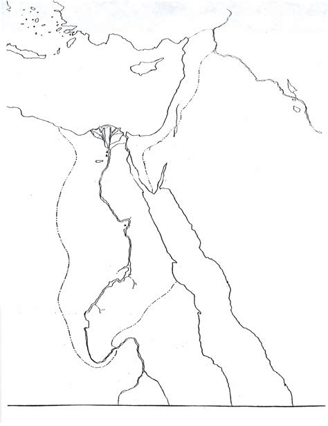 Blank Map Of Ancient Egypt