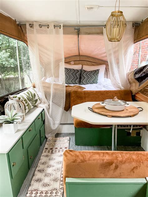 How To Give Your Pop Up Camper A Makeover Flawless Darling Diy