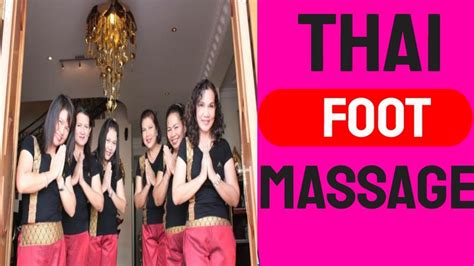 Thai Foot Massage Reflexology In Pattaya Thailand Part 5 Youtube