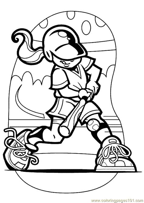 Check spelling or type a new query. Free Printable Softball Coloring Pages - Coloring Home