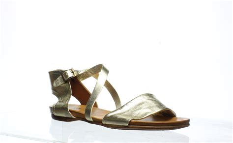 Miz Mooz Womens Aster Gold Sandals Size 10 734054 192358195092 Ebay