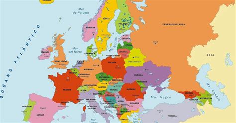 Capitales Mapa De Europa En Espa Ol Mapa Fisico Free Nude Porn Photos