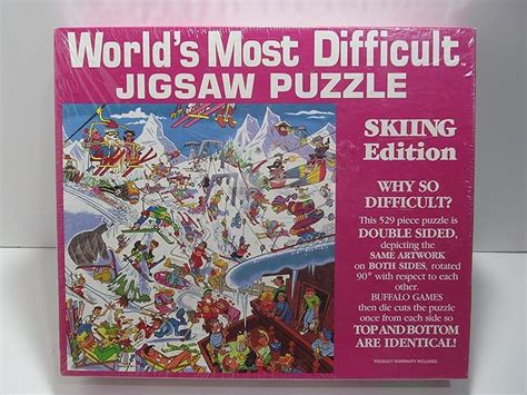 World¡ S Most Difficult Jigsaw Puzzle Skiing Edition Uk