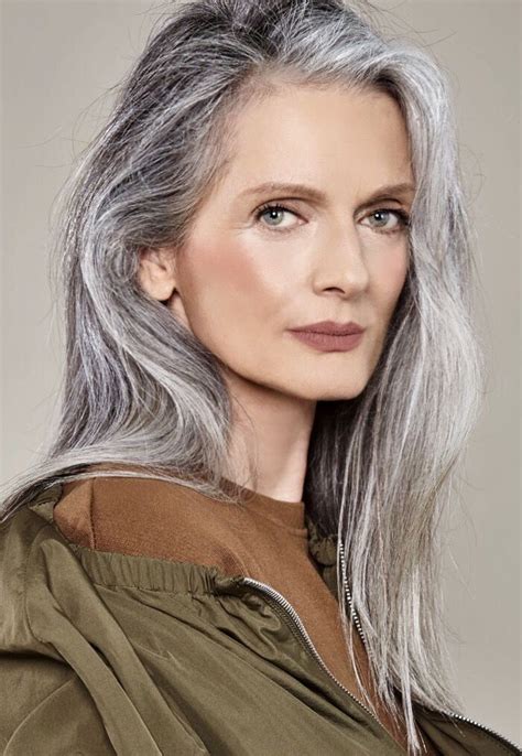 Pin By Rich Enstrom On Aging Gracefully ღ Long Gray Hair Grey Hair Inspiration Silver Haired