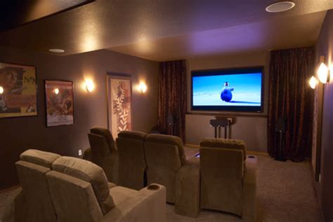 Media Rooms And Theaters Traditional Home Theater Denver By